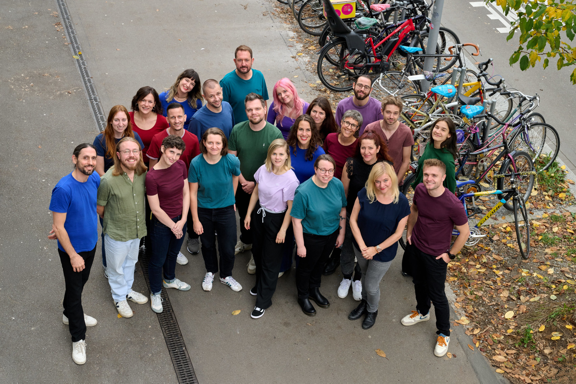 Das anundpfirsich Ensemble – Gruppenfoto